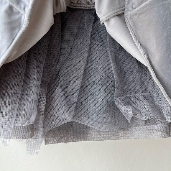 Staud Dress Landscape Silver Square‎ Neck Corset Velvet Satin Mini Dress Size 0 - Picture 6 of 9